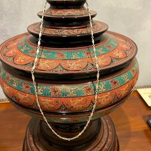 Vintage Monet Silver Chain Necklace